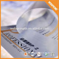 Long term usage decorative pvc care label sticker